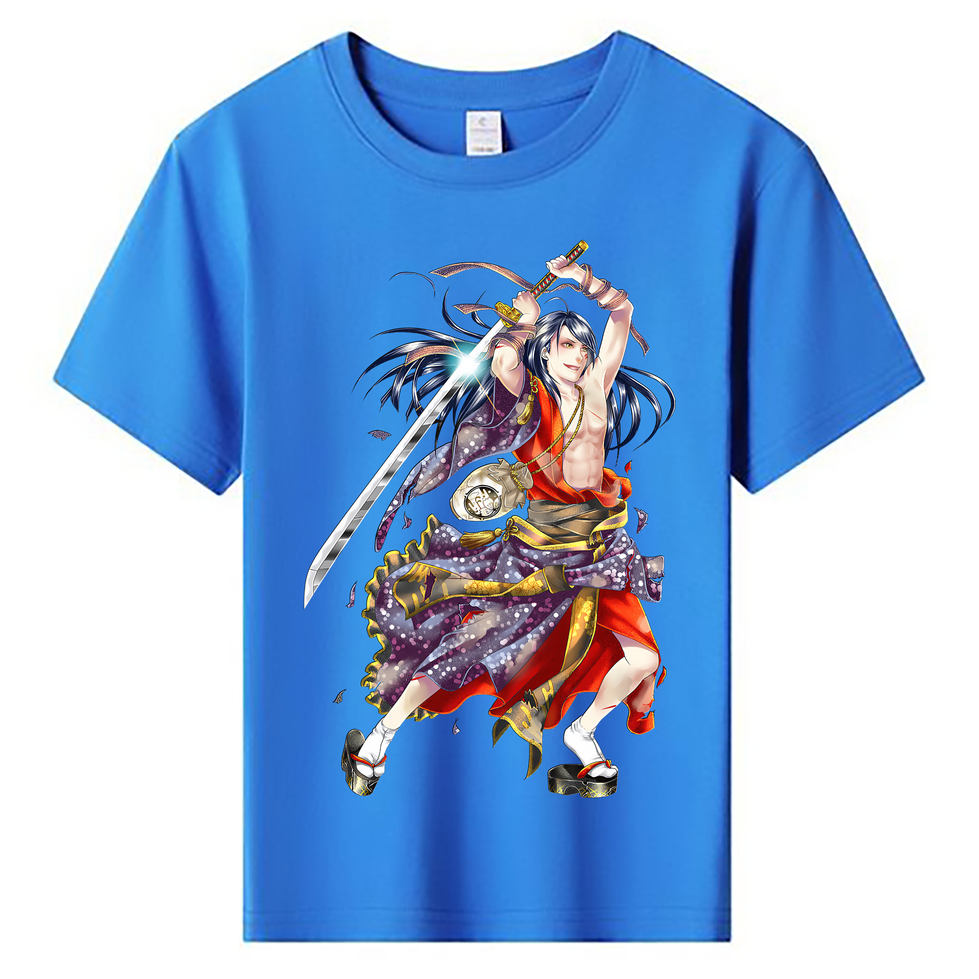（画像用） 刀剣乱舞 Touken Ranbu 綿100％キッズTシャツ（フロントプリント）